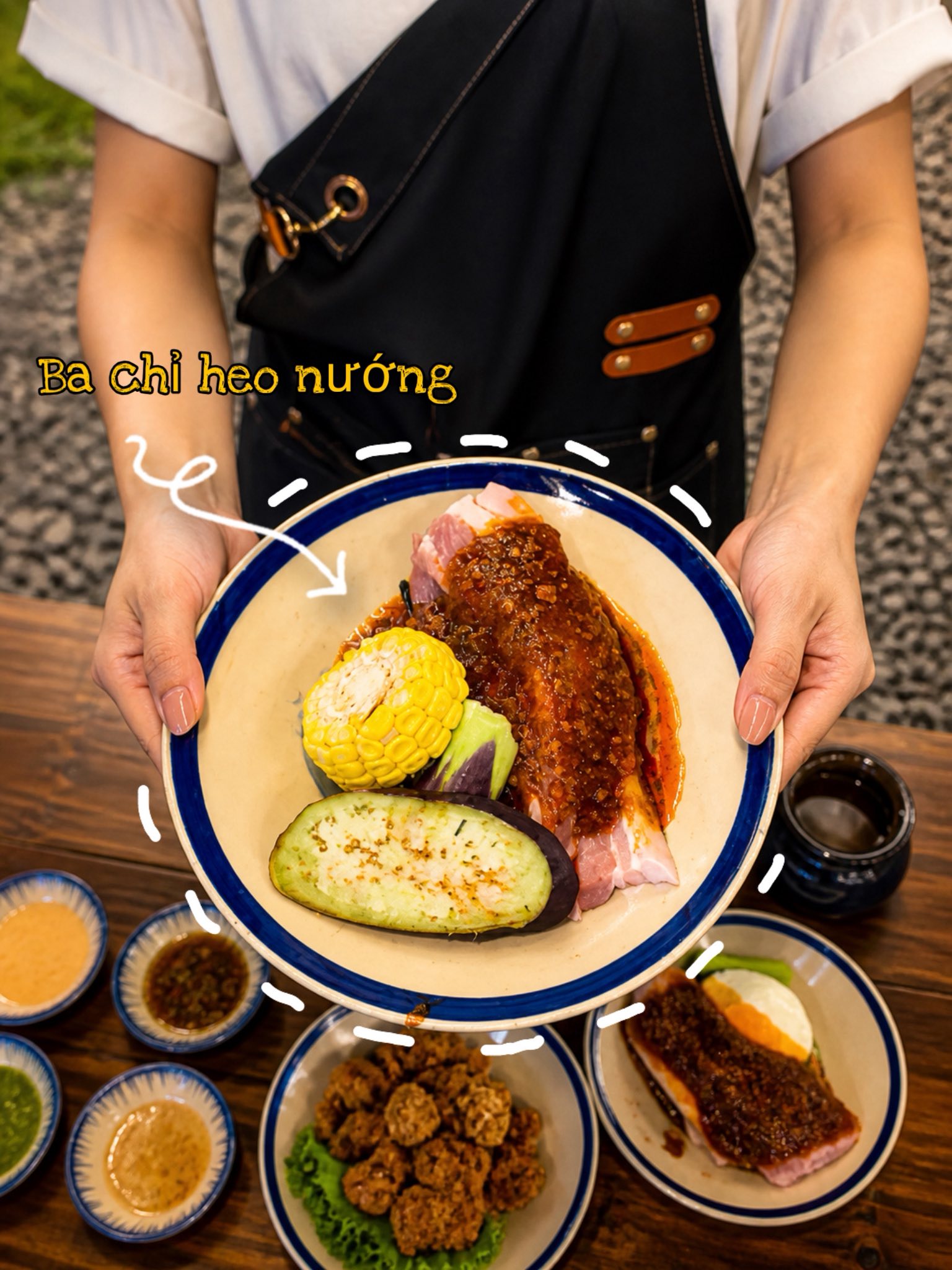 Ba chỉ nướng sốt BBQ