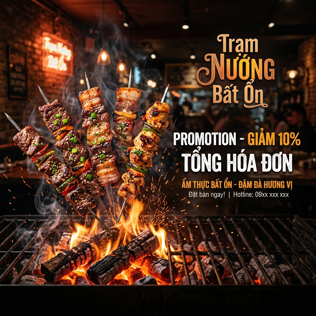 Khuyến mãi Trạm Nướng Bất Ổn